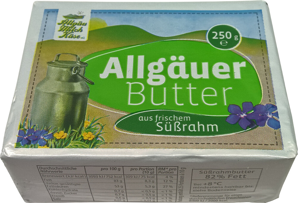 Allg.Kimratshofen Butter 250g Süß 