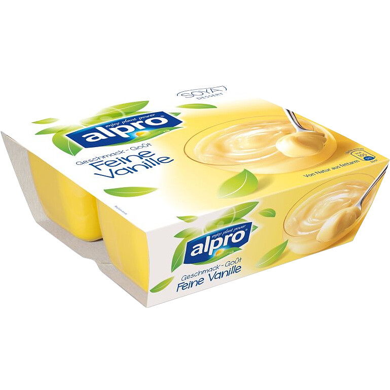 Alpro Soja-Dessert 4x125gr Vanille 