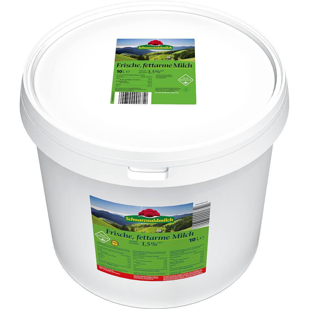 BW-SWM Frischmilch 1,5% 10 ltr.Ei. 