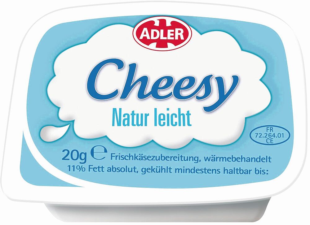 Cheesy leicht Natur 10% 108x20g. 