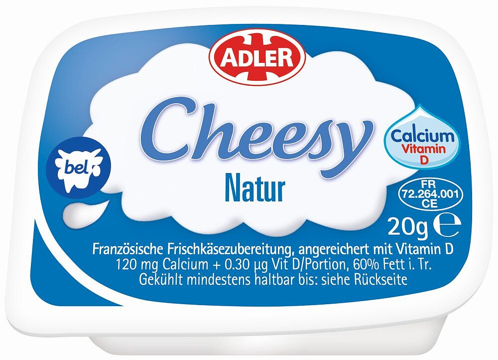 Cheesy Natur 60% Port. 108x20gr 