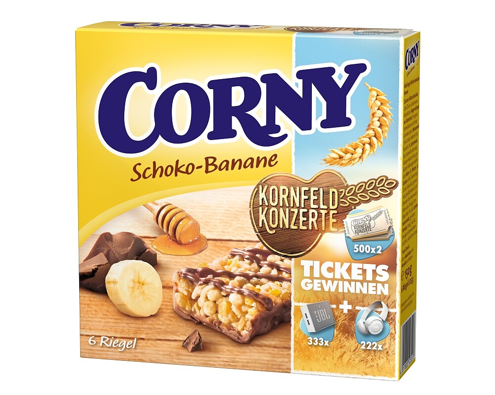 Corny Schoko-Banane Riegel 6x25gr 