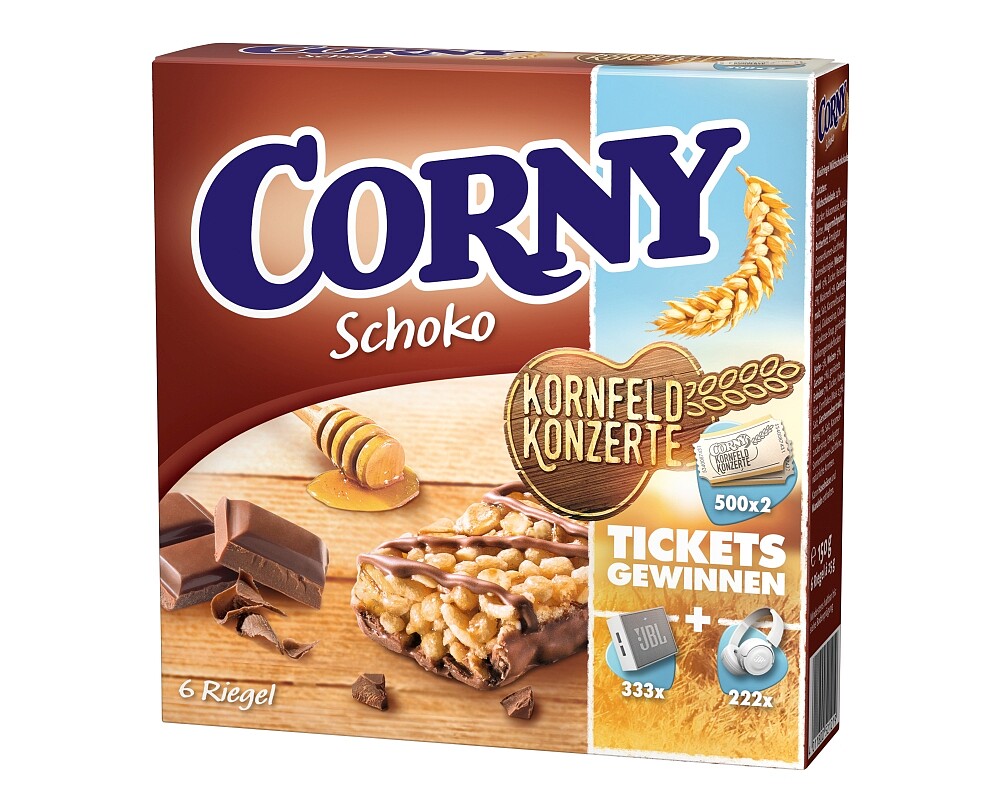 Corny Schoko Riegel 6x25gr 