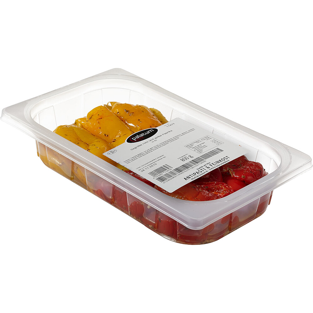 Gegrillte Paprika rot+gelb 0,8kg 