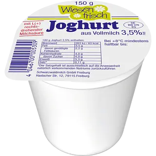 BW SWM Naturjoghurt 150gr.​3,5% 