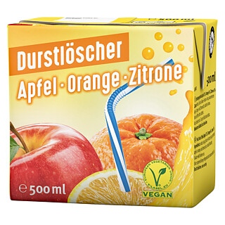 Durstlöscher Apfel-​Orange-​Zitrone 