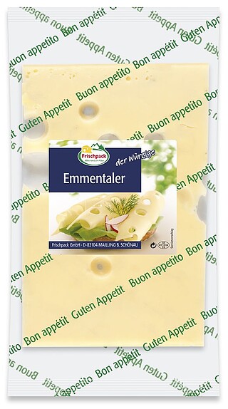 Fripack Emmentaler45%15x100g Scheib 
