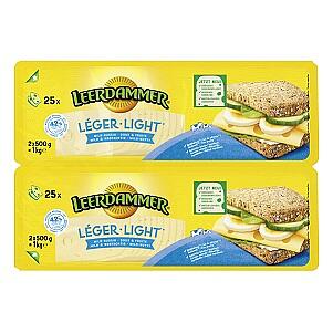 Leerdammer Scheib.​17% abs.​50x20g 