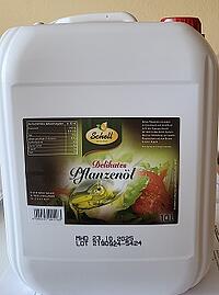 BW Schell Pflanzenöl 10ltr